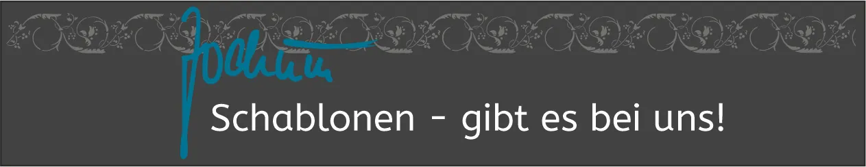 Jochum Schablonen - hier entdecken!